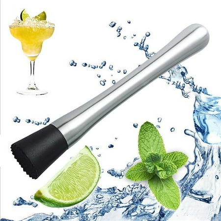 Stainless Steel Cocktail Muddler Bar Mixer Barware Mojito Fruit Ice Drinking Too Stainless Steel Cocktail Muddler Bar Mixer Barware Mojito Fruit Ice Drinking Too